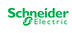 Logo de Schneider Electric, groupe industriel spécialiste de la gestion de l’énergie et des automatismes, client de PCR Group en radioprotection